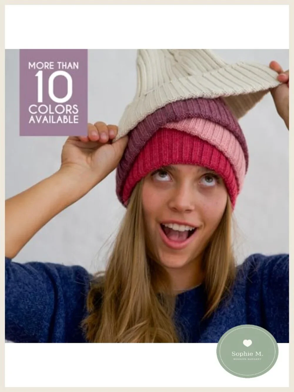 100% Baby Alpaca Wool Beanie Unisex Winter Hat